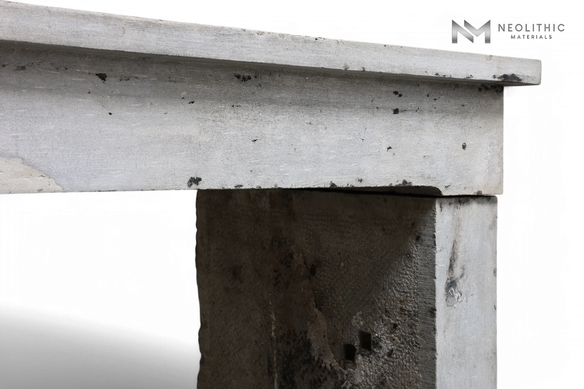 Antique Limestone de Besancon Fireplace Mantel Campagnarde Style - Image 3